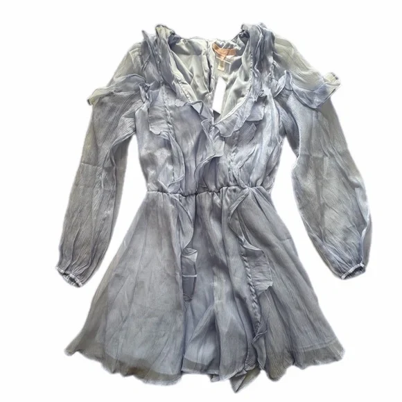 Anthropologie NWT Hutch Long Sleeve Frilled Romper small - Picture 6 of 14